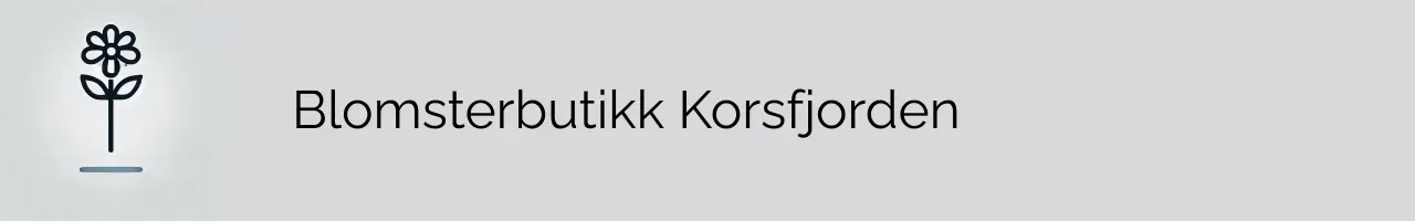 Blomsterbutikk Korsfjorden